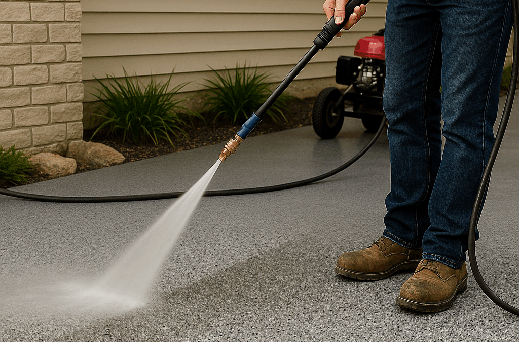 Can You Pressure Wash a Coated Concrete Floor?