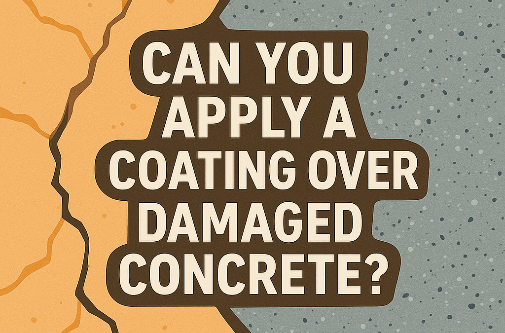 Can You Apply a Coating Over Damaged Concrete? Here’s What You Need to Know