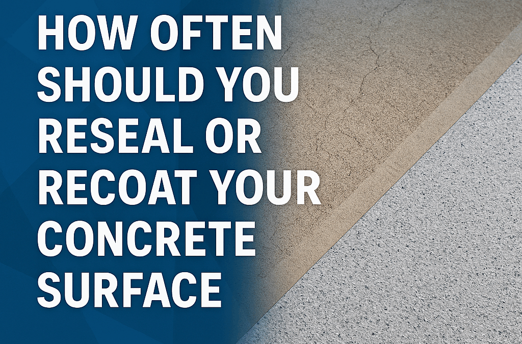 How Often Should You Reseal or Recoat Your Concrete Surface?