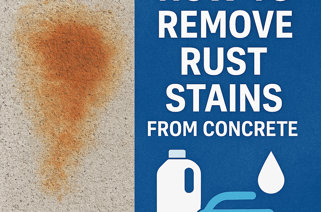 How to Remove Rust Stains from Concrete