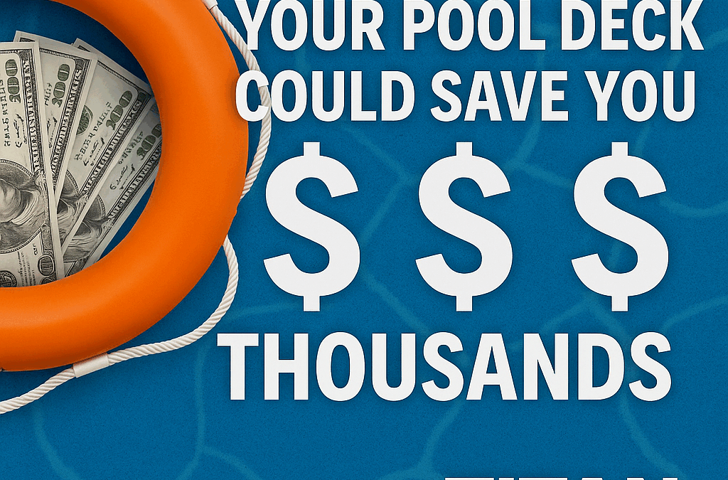 Why Resurfacing Your Pool Deck Could Save You Thousands