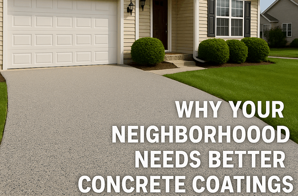 Why Your Neighborhood Needs Better Concrete Coatings—And It Starts at Home