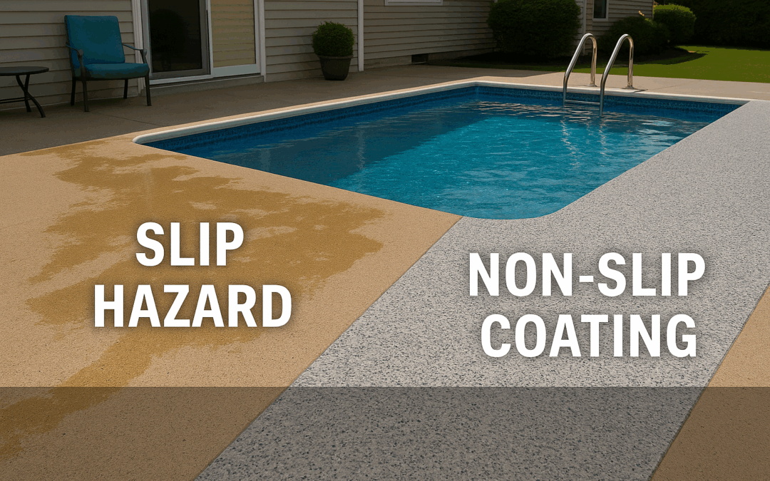 Is Your Pool Deck a Slip Hazard? What You Can Do About It