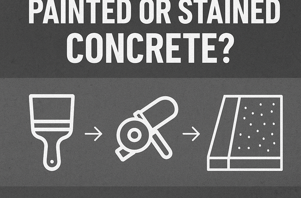 Can You Coat Over Stained or Painted Concrete?