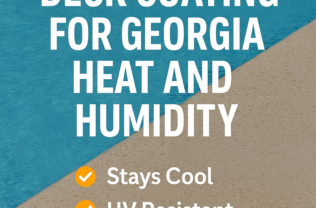 What’s the Best Pool Deck Coating for Georgia Heat and Humidity?