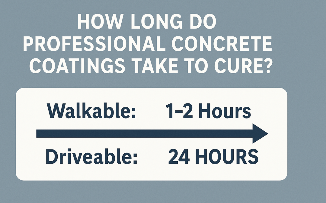 How Long Does a Professional Concrete Coating Really Take to Cure?